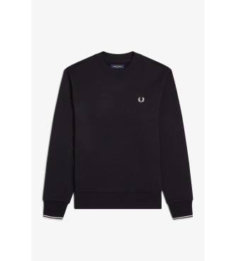 Fred Perry Bluza rozpinana czarna