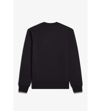 Fred Perry Bluza rozpinana czarna