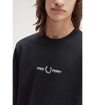 Fred Perry Sweat brod noir