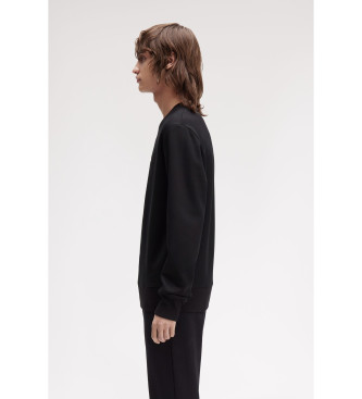 Fred Perry Sweat brod noir