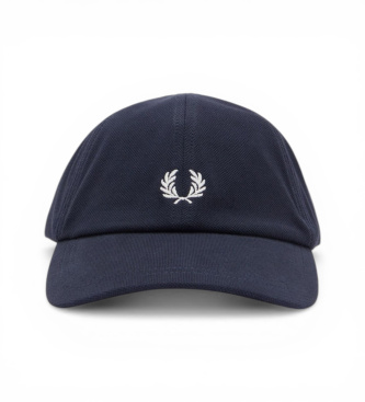 Fred Perry Klasična kapa v mornariški barvi pique