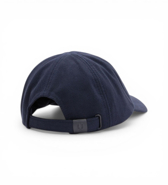 Fred Perry Klasična kapa v mornariški barvi pique