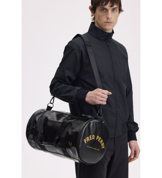 Fred Perry Tonalna torba sportowa Classic Barrel w kolorze czarnym