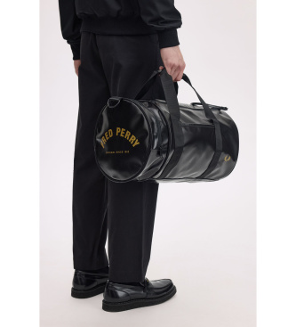 Fred Perry Tonalna torba sportowa Classic Barrel w kolorze czarnym