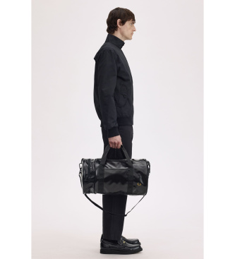 Fred Perry Tonalna torba sportowa Classic Barrel w kolorze czarnym