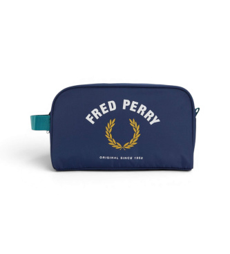 Fred Perry Necessaire sportivo in nylon blu marino