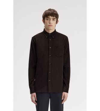 Fred Perry Brown Needle Cord shirt