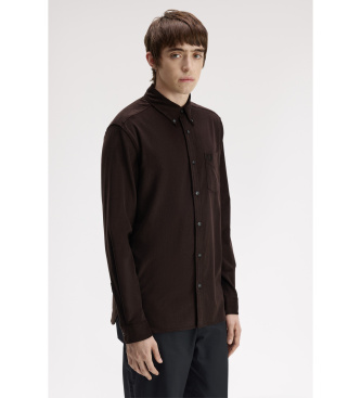 Fred Perry Brown Needle Cord shirt