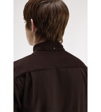 Fred Perry Brown Needle Cord shirt