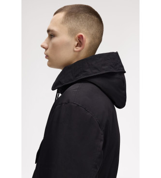 Fred Perry Parka Partch Pocket black