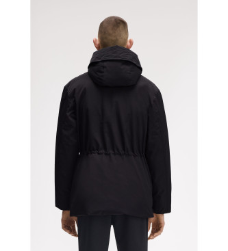 Fred Perry Parka Partch Pocket black