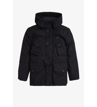 Fred Perry Parka Partch Pocket black