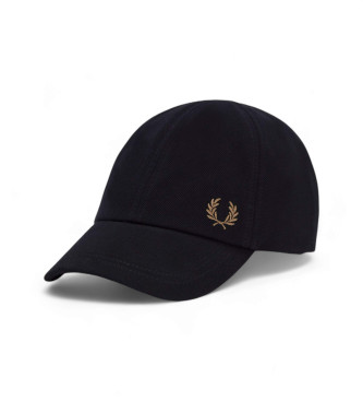 Fred Perry Cappellino classico in piqu nero