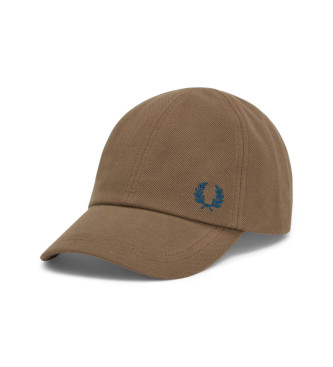 Fred Perry Pique Klassieke Pet Bruin