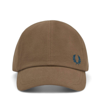 Fred Perry Pique Klassieke Pet Bruin