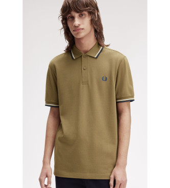 Fred Perry Koszulka polo M3600 zielonkawo-brązowa