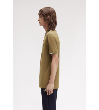 Fred Perry Koszulka polo M3600 zielonkawo-brązowa