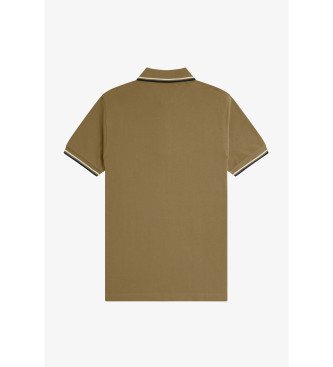 Fred Perry Koszulka polo M3600 zielonkawo-brązowa