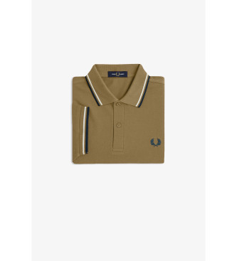 Fred Perry Koszulka polo M3600 zielonkawo-brązowa
