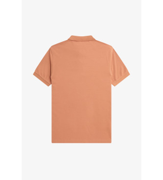 Fred Perry Kurzrmeliges orangefarbenes Poloshirt