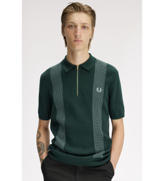 Fred Perry Polo Panel verde