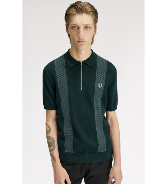 Fred Perry Polo Panel verde