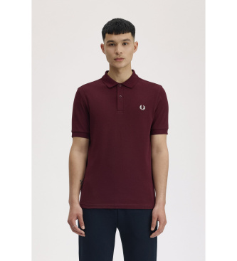 Fred Perry Polo Plain granate