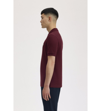 Fred Perry Polo Plain granate
