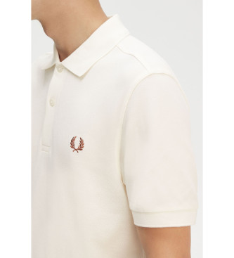 Fred Perry Polo tinta unita M6000 bianco sporco