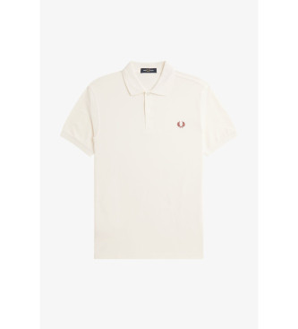 Fred Perry Polo tinta unita M6000 bianco sporco