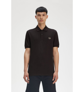 Fred Perry Polo tinta unita M6000 nera