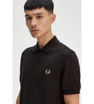 Fred Perry Polo tinta unita M6000 nera