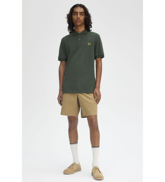 Fred Perry Polo tinta unita M6000 verde