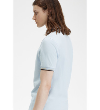 Fred Perry Polo bleu passepoil
