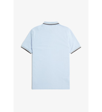 Fred Perry Polo bleu passepoil
