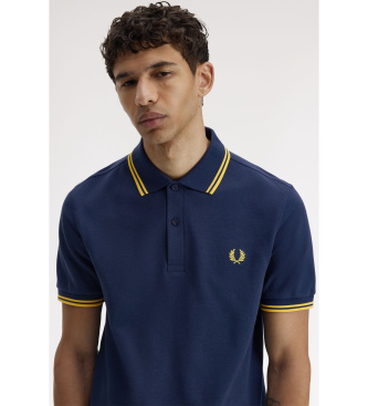 Fred Perry Polo Twin Tipped azul