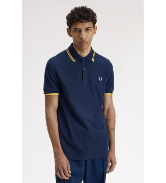 Fred Perry Polo Twin Tipped azul