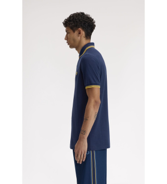 Fred Perry Polo Twin Tipped azul