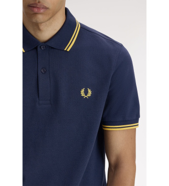 Fred Perry Polo Twin Tipped azul