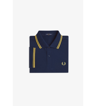 Fred Perry Polo Twin Tipped azul