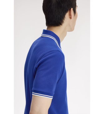 Fred Perry Polo Twin Tipped azul