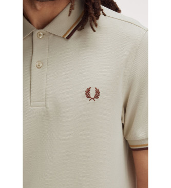 Fred Perry Polo Twin Tipped beige