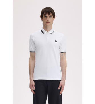 Fred Perry Polo Twin Tipped blanco