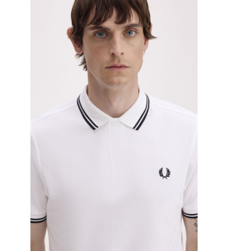 Fred Perry Polo Twin Tipped blanco