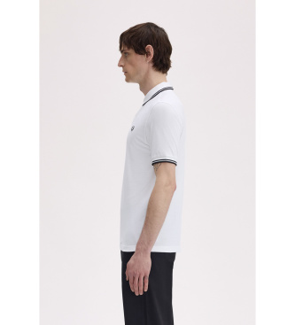 Fred Perry Polo Twin Tipped blanco