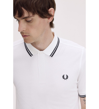 Fred Perry Polo Twin Tipped blanco