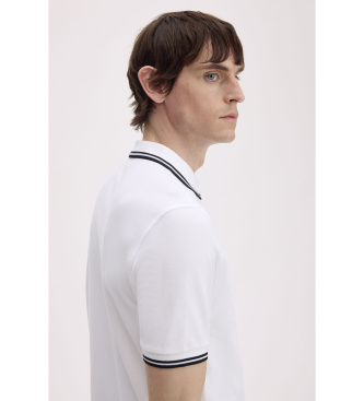 Fred Perry Polo Twin Tipped blanco