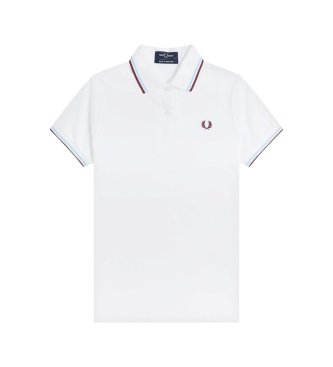 Fred Perry Polo Twin Tipped Inglaterra branco