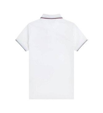Fred Perry Polo Twin Tipped Inglaterra branco