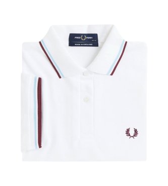 Fred Perry Polo Twin Tipped Inglaterra branco